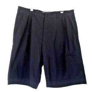 Pebble Beach Performance -Men's Size 36 - Black Flat Front Golf Shorts Pockets